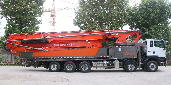 科尼乐70米长臂架泵车，泵送能力强不易堵管