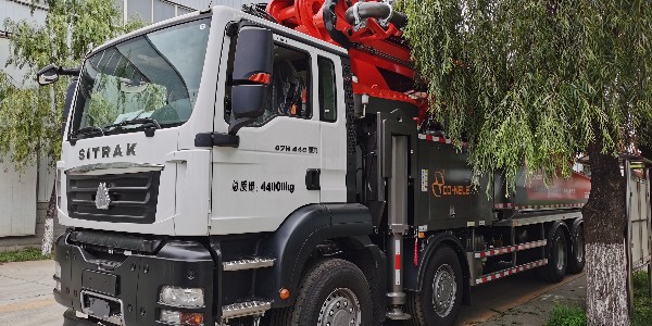 科尼乐58米泵车在配件上采用了以下3点利于提高可靠性