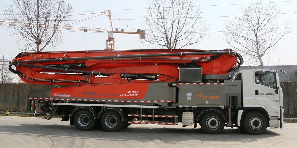 科尼乐 重庆五十铃58米混凝土泵车